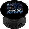Abyss Hunter Co. Men Women Kids Boys Gir Costruito per la pressione pescatore Pesce Deep Sea Graphic PopSockets PopGrip Adesivo