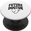 Fraxoweb Future Dogtor: simpatico cucciolo veterinario amante PopSockets PopGrip Adesivo