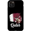 Qatar Jersey Souvenir Gifts Men Women Ki Custodia per iPhone 11 Pro Max Bandiera nazionale dell'orice araba del Qatar