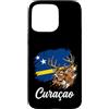 Curacao Jersey Souvenir Gifts Men Women Custodia per iPhone 15 Pro Max Bandiera nazionale dei cervi dalla coda bianca di Curacao