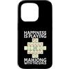 Mahjong Player Gift Co Custodia per iPhone 15 Pro Mahjong Gioco d'azzardo Gioco Cinese Casino Giocatore