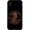 Lucky One Cent Design Custodia per iPhone XS Max 1 centesimo Lincoln 2025