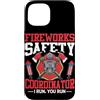 Fireworks Safety Coordinator I Run You F Custodia per iPhone 15 Coordinatore della sicurezza dei fuochi d'artificio I Run, You Run