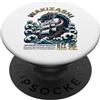 United Labels Mostro - Wakazashi, il drago oceanico giapponese PopSockets PopGrip Adesivo