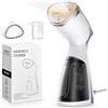 Naxup 1000W Ferro da Stiro, Ferro Da Stiro Verticale e Orizzontale, 14-18g/min Stiratole Verticale Portatile, Serbatoio Acqua 150ml e 1 Spazzola Tessuti, Riscaldamento Rapido 20s, per I Viaggi E La Casa