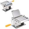 Ejoyous Macchina per Pasta Manuale Regolabile Acciaio Inox, 6 Livelli | Crea spaghetti tagliatelle e lasagne fresche senza additivi, rullo e vite con rivestimento in ferro