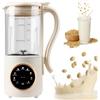 Ayolofei Macchina per latte di noci 1400 ml, macchina automatica per latte di mandorle con 16 lame, per latte vegetale, per latte vegetale, avena, soia, bevande senza latticini