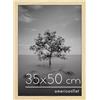 Americanflat Cornice 35x50 cm Effetto Rovere Naturale - Cornice Foto 50x35 cm in Legno MDF con Pannello Protettivo in Plastica e Ganci Integrati