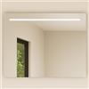 Baikal Specchio da bagno rettangolare | 90 x 80 cm | Spessore 6 mm | Barra LED | Touch con anti-appannamento | Tonalità 3500 K/4000 K/6000 K | Specchio con luce | Specchio con LED.