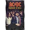 Trevco Acdc Highway Coperta super morbida al tatto setoso - 91 x 147 cm