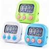 Elalove Timer digitale da cucina, timer digitale, cronometro, design magnetico con supporto e display, adatto per cucinare, cuocere, sport e apprendimento, timer da cucina digitale