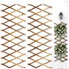PORFOYO Griglia espandibile per piante, 2 pezzi, traliccio per piante rampicanti, traliccio in legno, per piante rampicanti, piante da parete, Expandable Plant Trellis, per camere, giardino, terrazza, 180 x
