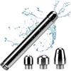 Lsexyier Doccia Clistere Accessori per Alluminio con 3 Soffione doccia Ugello dell'acqua Risciacquo anale Detergente Soffioni Doccia per clistere Detergente per Anale Vaginale Colonic(Grigio argento)