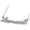 Flowers Collana Vari Nomi in Acciaio lucidissimo, Stile Carrie Bradshaw dal Cult Sex & The City per Essere Sempre al Top. Idea Regalo (Lucrezia)