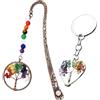 NyxSeat 1 segnalibro con 1 keychain, bookmark creativo, ecologico e rispettoso dell'ambiente, bookmark rotondo, bookmark in metallo, adatto per appendere su telefoni cellulari, borse, portachiavi.