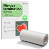 StarMaker Rotolo 31 cm x 50 m A3, pellicola laminatrice a freddo opaca, fogli laminati autoadesivi, per foto e adesivi, compatibile con plotter da taglio