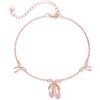 YFN Ballet Shoes Bracciale in argento Sterling Ballerina Bracciale Sport Gioielli Regali per gli amanti del balletto