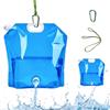 Beafaeur 2 Tanica Acqua Con Rubinetto Pieghevoli Set,Tanica Acqua Campeggio 10l/5l,Taniche Per Acqua Con Moschettone E Corda Per Sospensione ,Contenitori Richiudibili Per Festival E Accessori Da Camper