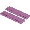 Tyrolit Life - Set di 2 lime in ceramica MEDIUM per notevoli bordi da sci e snowboard, affilacoltelli di alta qualità in ceramica come dal servizio sci per un bordo senza sbavature e livelli
