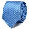 Sweet Leaf Cravatta da uomo Blu a Righe - 100% Seta - Classica, Elegante e Moderna - (ideale per un regalo, un matrimonio, con un abito, in ufficio...)
