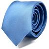 Sweet Leaf Cravatta da uomo Azzurro - 100% Seta - Classica, Elegante e Moderna - (ideale per un regalo, un matrimonio, con un abito, in ufficio...)
