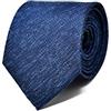 Sweet Leaf Cravatta da uomo Blu Scuro - 100% Seta - Classica, Elegante e Moderna - (ideale per un regalo, un matrimonio, con un abito, in ufficio...)