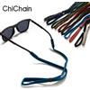 chichain Corda per occhiali da sole antiscivolo Corda per occhiali unisex per sport all'aria aperta Donna Uomo Occhiali per occhiali Cordoncino per occhiali Tracolla in poliestere elastico