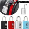 NONE Nuova sicurezza dei bagagli serratura codificata viaggio dogana valigia serrature antifurto sicurezza 4 cifre numero combinazione lucchetto lucchetto lucchetto