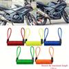 NONE Blocco cavo a molla per bici Corda antifurto Allarme Blocco disco Promemoria di sicurezza per bicicletta Protezione antifurto per moto 120-150 cm