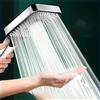 NONE Soffione Doccia Regolabile a 3 Modalità ad Alta Pressione, Grande Flusso, Risparmio Idrico, Effetto Pioggia, Miscelatore Doccia, Accessorio Bagno