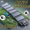SNQP Pannello solare pieghevole 6 volte 800W Pannelli solari portatili 20w / h Caricatore rapido USB 5V DC Alimentatore mobile per pannello solare a tempo pieno