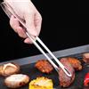 NONE Pinze da cucina lunghe in acciaio inossidabile Pinze da barbecue antiscivolo resistenti al calore per bistecche di frutti di mare Buffet Insalata Strumenti di cottura