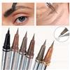 NONE Matita/eyeliner per sopracciglia estremamente sottile, impermeabile e resistente alle macchie, aspetto naturale per sopracciglia selvagge, setoso, regalo di festa perfetto