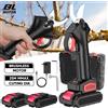 bromose 25 MILLIMETRI Cordless Brushless Elettrico Potatura Cesoie 1200 W 21 V Albero da Frutto Bonsai Potatura Rami Taglierina Strumento di Potere Con 2 batterie