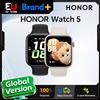 HONOR Watch 5 Versione Globale Smartwatch con Tracciamento GPS Preciso, Scansione Rapida della Salute, Display Grande da 1,85 Pollici, Supporto GPS, IP68