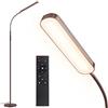 OUTON Lampada da Terra LED Dimmerabile, 12 W/1200 LM, Moderna Lampada da Lettura Regolabile con 4 Temperature di Colore, Telecomando e Controllo Touch, illuminazione per Soggiorno, Camera da letto