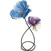 lifemet Decorazione floreale blu viola giallo per festa