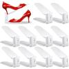 GreHom Portascarpe,Organizer Scarpe,Salvaspazio Regolabili da Scarpiera, Portascarpe Regolaili in Plastica Durevole 10 Pezzi,