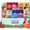 CALMVEDA Coni Incenso Naturale Assortiti - (120 Pezzi, 10 Fragranze) Senza Carbone | Porta Incenso Incluso | Salvia Bianca, Nag Champa, Mirra, Palo Santo Coni etc | Per Meditazione e Aromaterapia