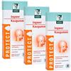 Ralf BADERs Gesundheit BADER PROTECT della farmacia. Le gomme da masticare allo zenzero. Con le sostanze pungenti dei gingeroli. 3 x 20 quadratini di gomma da masticare