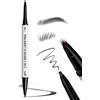 Erinde Matita Sopracciglia Microblading 2 in 1, Penna Sopracciglia ed Eyeliner a Doppia Punta, Impermeabile e Anti-Sbavatura, Punta Precisa, Effetto Naturale per Sopracciglia e Trucco Occhi #04 Black