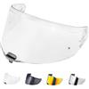 JQF Gear Visiera Casco Moto per FF811/VECTOR II/Citation II,Sostituzione della Visiera della Lente del Casco del Parabrezza del Motociclo per Il Casco Integrale (Trasparente)