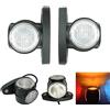 Generic 2 x LED Luci di Posizione Laterali Indicatore Ingombro Rosso Camion Rimorchio Furgoni 12v 24v E20