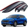 Goodyear Adesivo Deflettori antiturbo Compatibile con Ford Kuga 2019-2026 (III) - Accessori Auto -Deflettori finestrini - Deflettore Aria Auto - Protezione Meteo - Facilità di Installazione - 6Pz