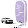 TOOMUME Cover Chiave TPU, Custodia Chiave Adatto per Kia Sportage Gt Line Sorento Picanto Soul Niro Rio Stonic Optima Ceed Forte Koup, Copri Chiavi Guscio Chiave Auto Telecomando - Smart Key