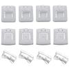 Be In Your Mind 12 Pezzi Di Guida Per Cursore Per Guida Per Seggiolino Auto Set Di Pezzi Di Scorrimento Clip Di Fissaggio Per Fibbia Del Sedile In Plastica Compatibile Con Golf MK1 MK2 MK3