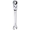 QUARKZMAN Chiave a Cricchetto Flessibile Con Testa Girevole Da 12mm Chiave a Cricchetto Metrica Combinata Con Testa Girevole a 180° 72 Denti in Acciaio Al Cromo Vanadio Apertura a Cricchetto