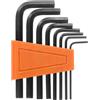 QUARKZMAN 8Pz Set di Chiavi a Brugola 1.5/2/2.5/3/4/5/5.5/6mm 45# in Acciaio a L Metriche Chiave Torx Esagonali Set Attrezzi per Riparazioni Fai Da Te a Casa per Bici e Moto, Nero