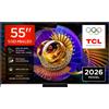 Tcl 55C7L Tv SQD-Mini LED 55'' Smart tv, 4K Ultra HD, Classe E
