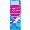 Carefree Salvaslip Cotton Feel Normal Fragranza Fresca 20 Pezzi, Salva slip donna traspiranti, Proteggi slip che si adattano ai movimenti del corpo, Extra morbidezza, Delicati sulla pelle